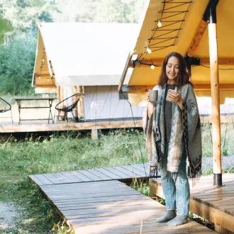 Как организовать зимний глэмпинг