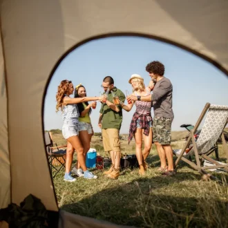 Организация завтраков и питания в глэмпинге